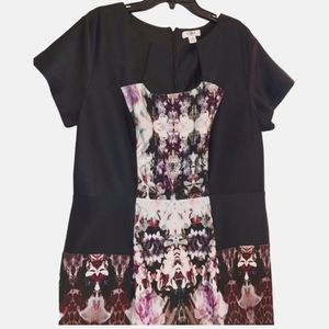 Like New CATO Short Sleeve Dress Floral Design Size 22W